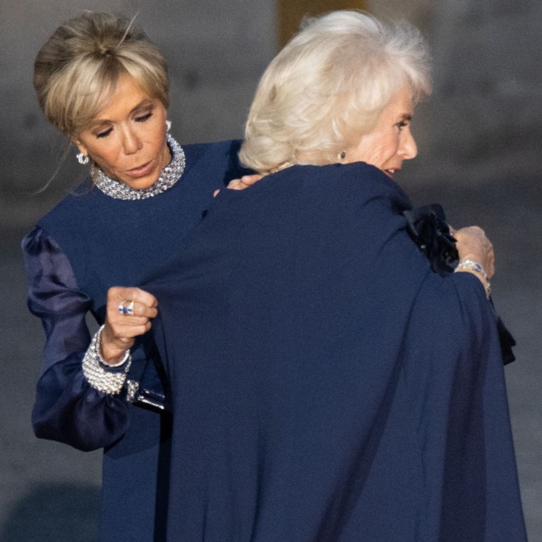 Las coincidencias de la reina Camilla y Brigitte Macron en el Palacio de Versalles