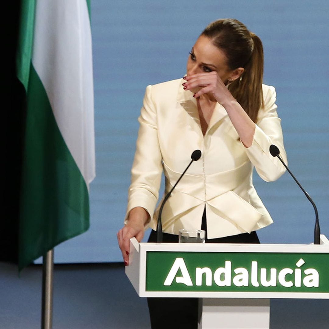 Las lágrimas de Eva González al presentar las Medallas de Andalucía