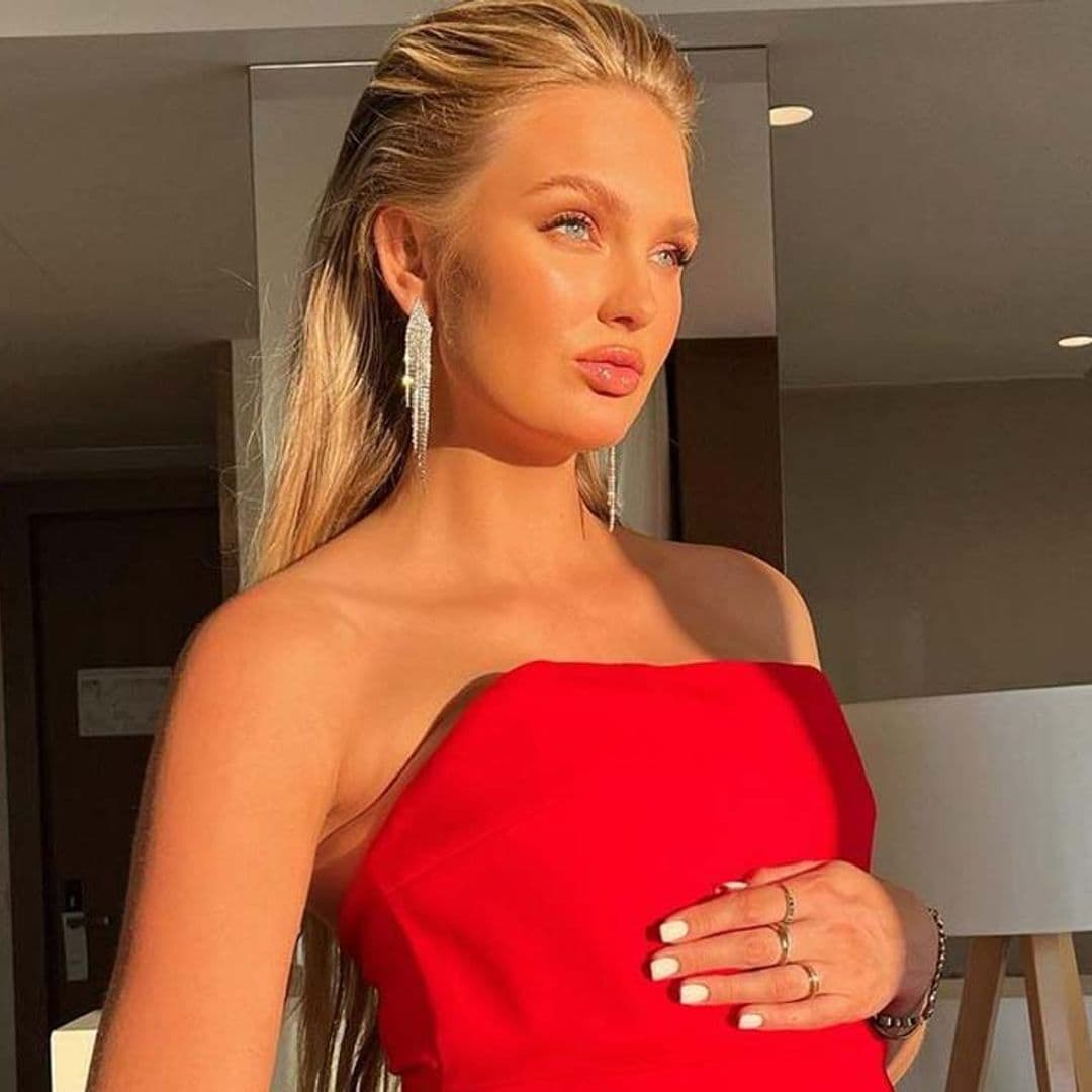 Romee Strijd comparte su 26ª semana de embarazo: un sensual posado y de fiesta en Mallorca