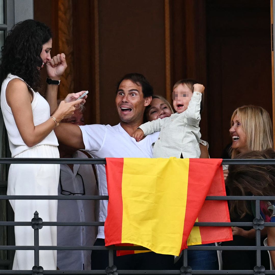 El hijo de Rafa Nadal anima a su padre en su torneo de despedida, la Copa Davis