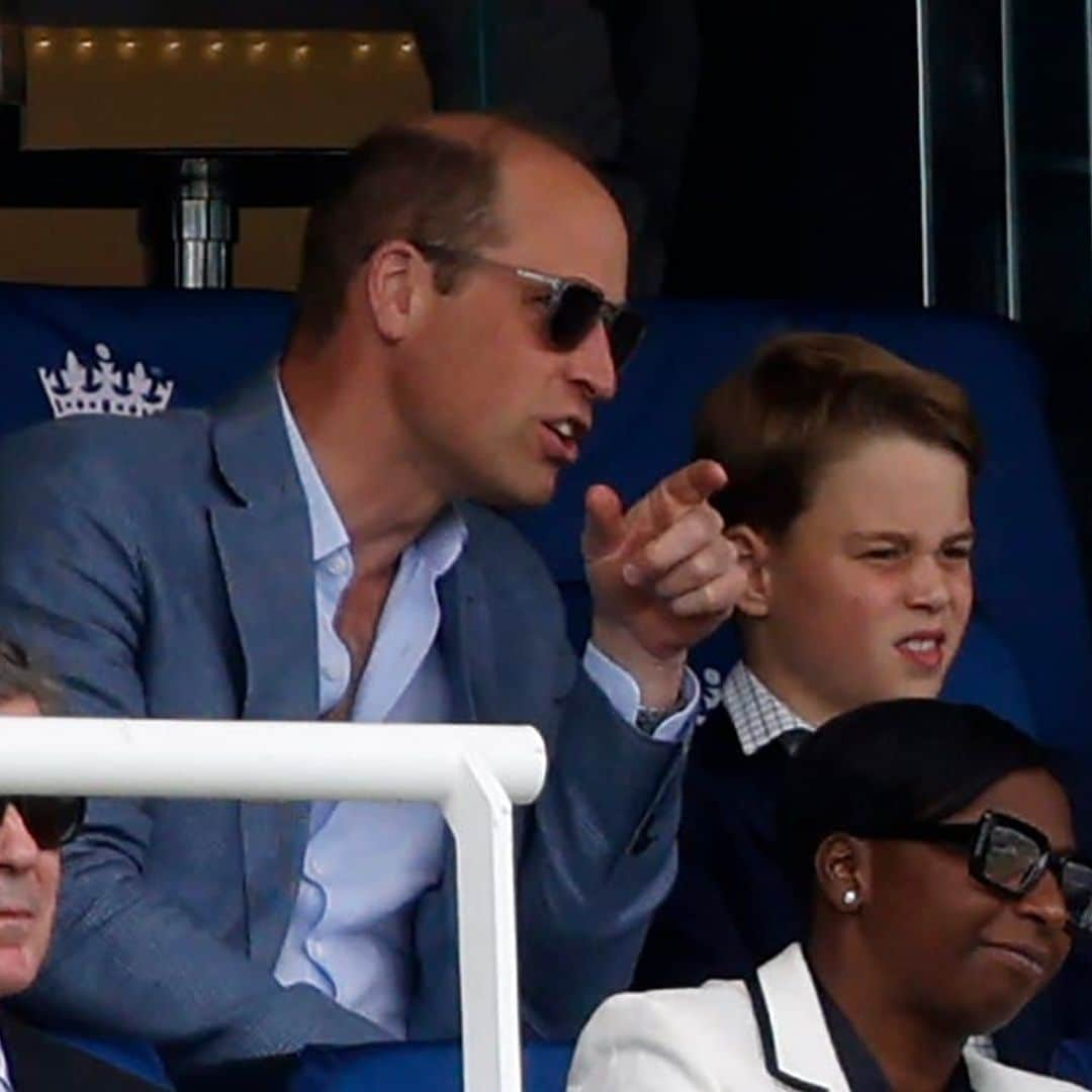 Una tarde de chicos, William y George dejan claro que son cada vez más parecidos en un partido de cricket