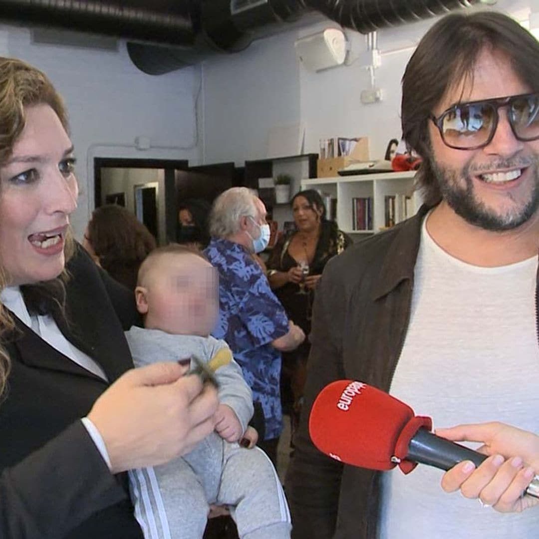 Joaquín Cortés se lleva a sus hijos a una presentación y se convierten en el centro de todas las miradas