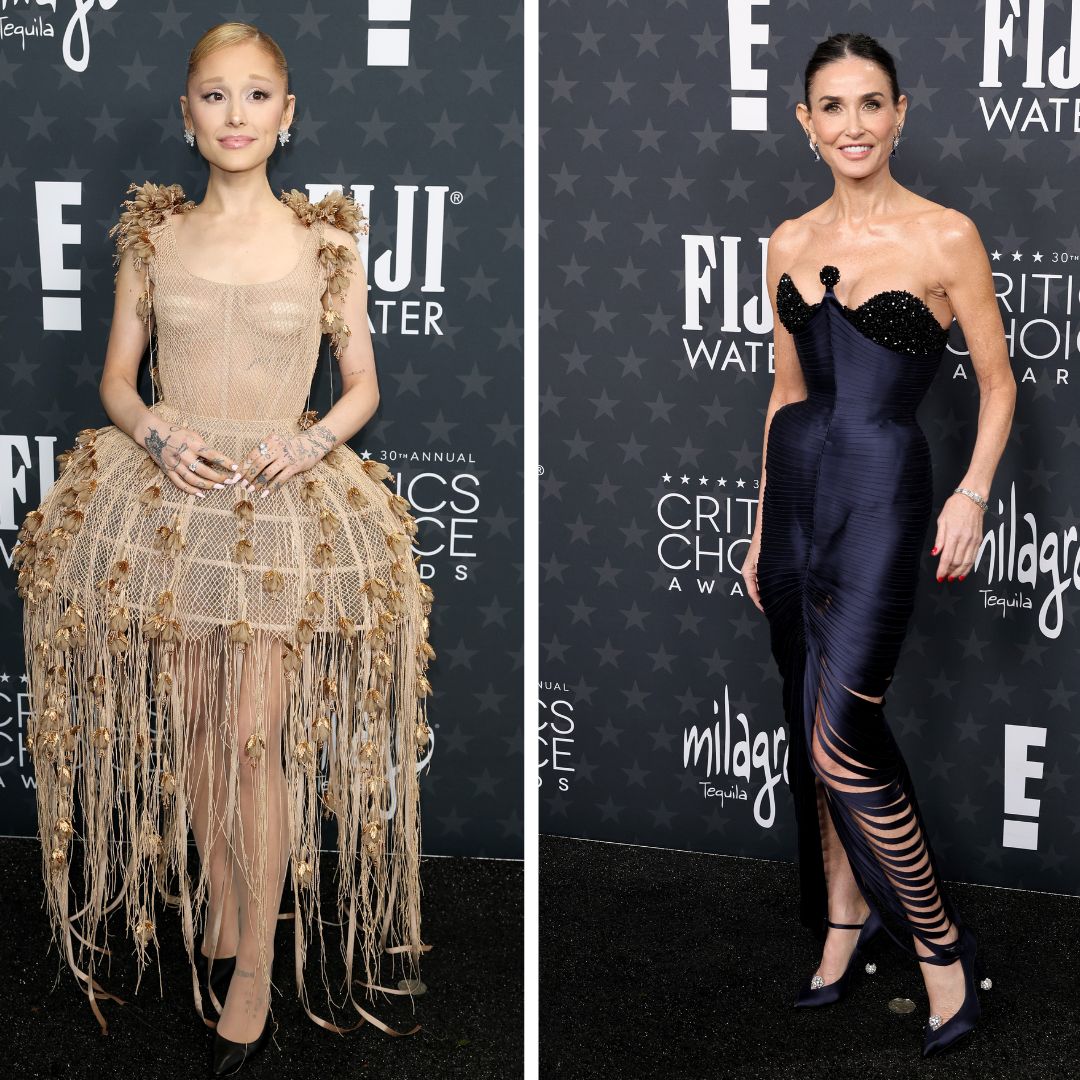 Los mejores 'looks' de los Critics Choice Awards 2025: de Ariana Grande a Demi Moore y Angelina Jolie