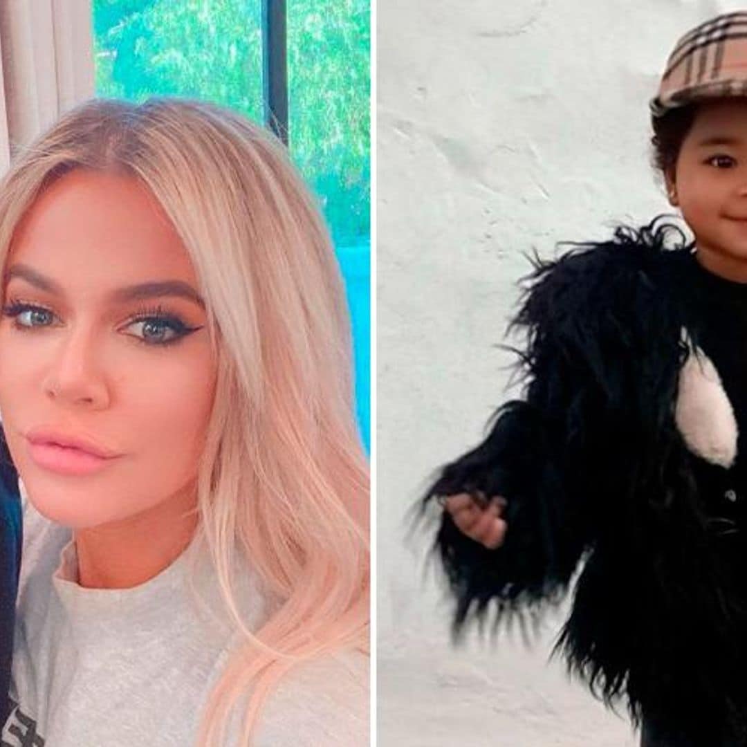 El estiloso look de otoño de True, la hija de Khloé Kardashian