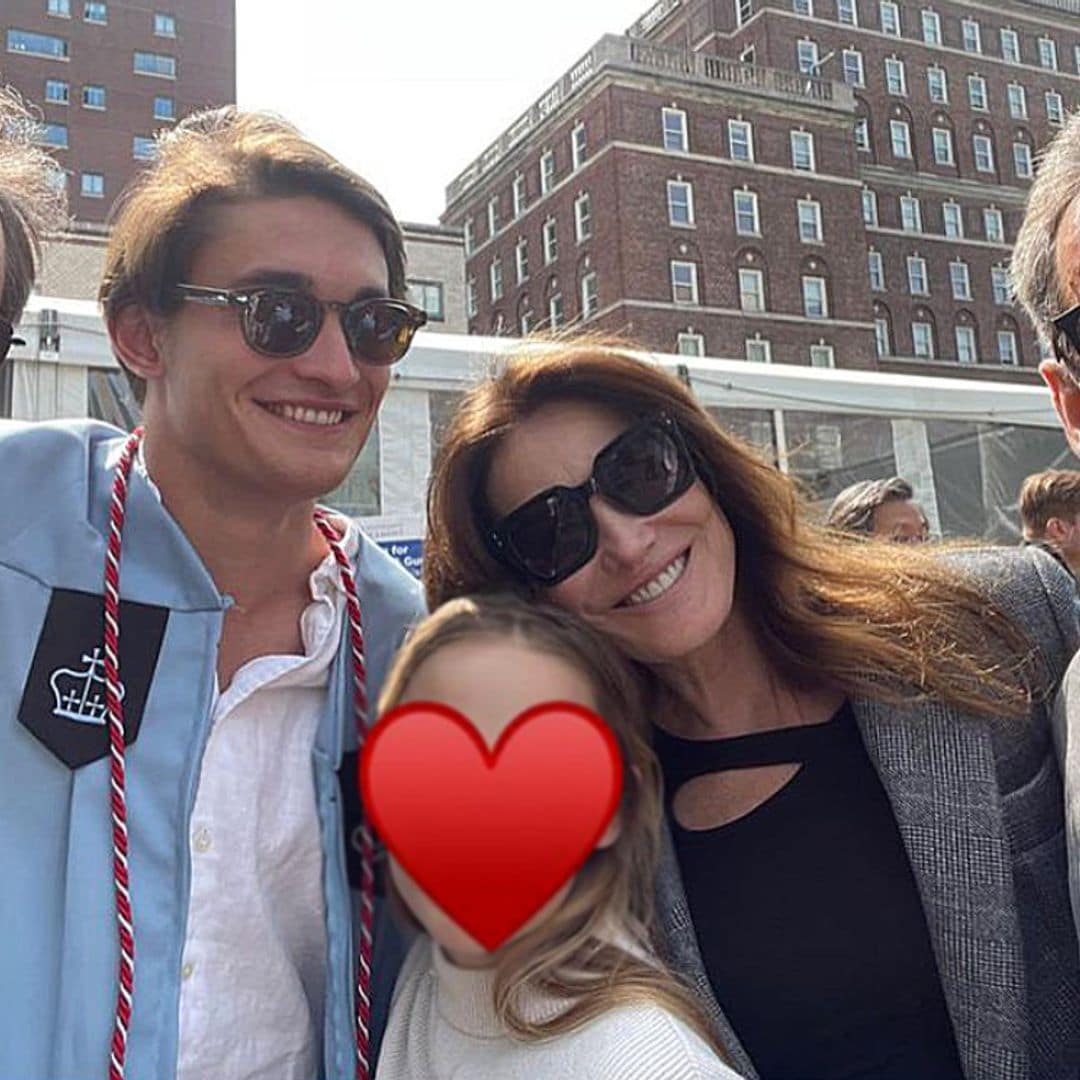 Conoce a Aurélien, el hijo veinteañero y modelo de Carla Bruni que acaba de graduarse