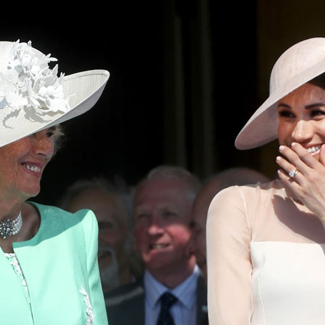 La Duquesa de Cornwall comparte su emoción por el bebé del príncipe Harry y Meghan Markle