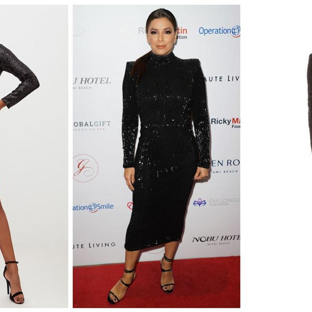 8 vestidos para emular el look de lentejuelas de Eva Longoria