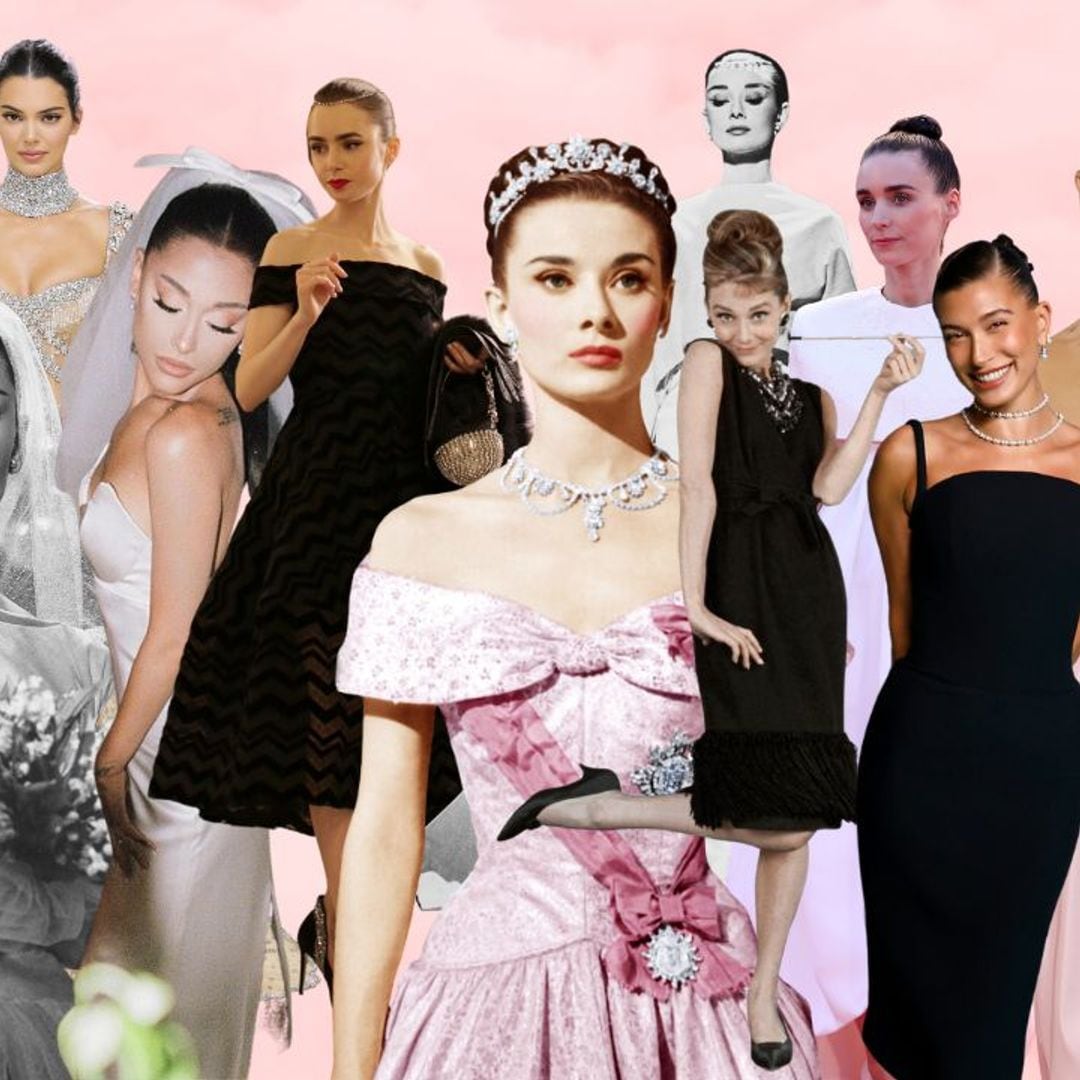 Cuando actrices y modelos se inspiran en los looks inolvidables de Audrey Hepburn y nos enamoran