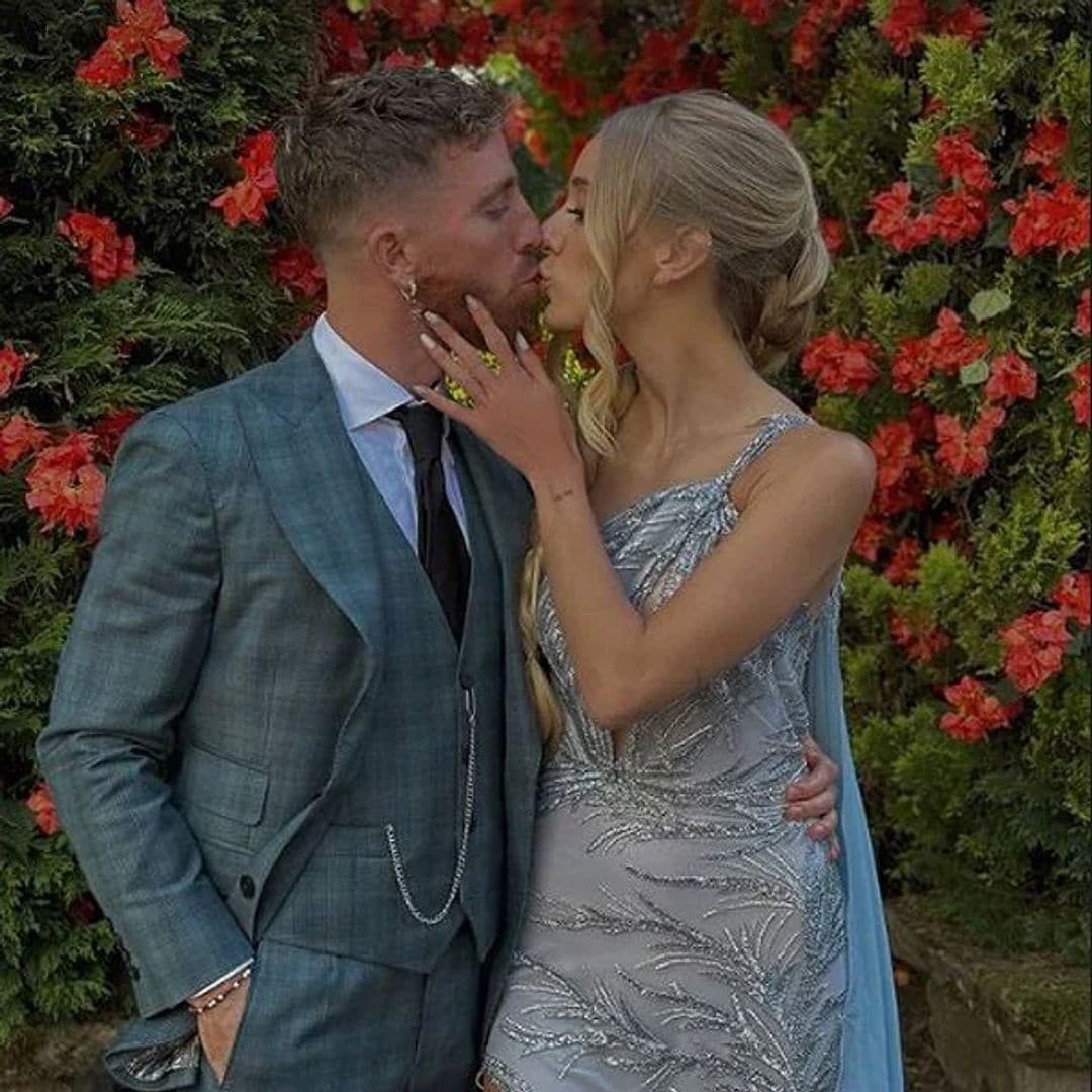 Iker Muniain y Ana Montoya, una pareja que se consolida en la boda de Iñaki Williams