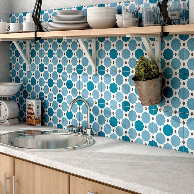 azulejos decorativos frente cocina