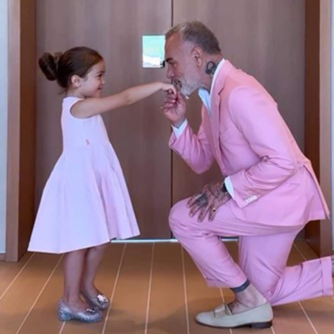 ¡Como un cuento de hadas! El vídeo de Gianluca Vacchi convertido en el 'príncipe' de su hija Blu Jerusalema, de tres años