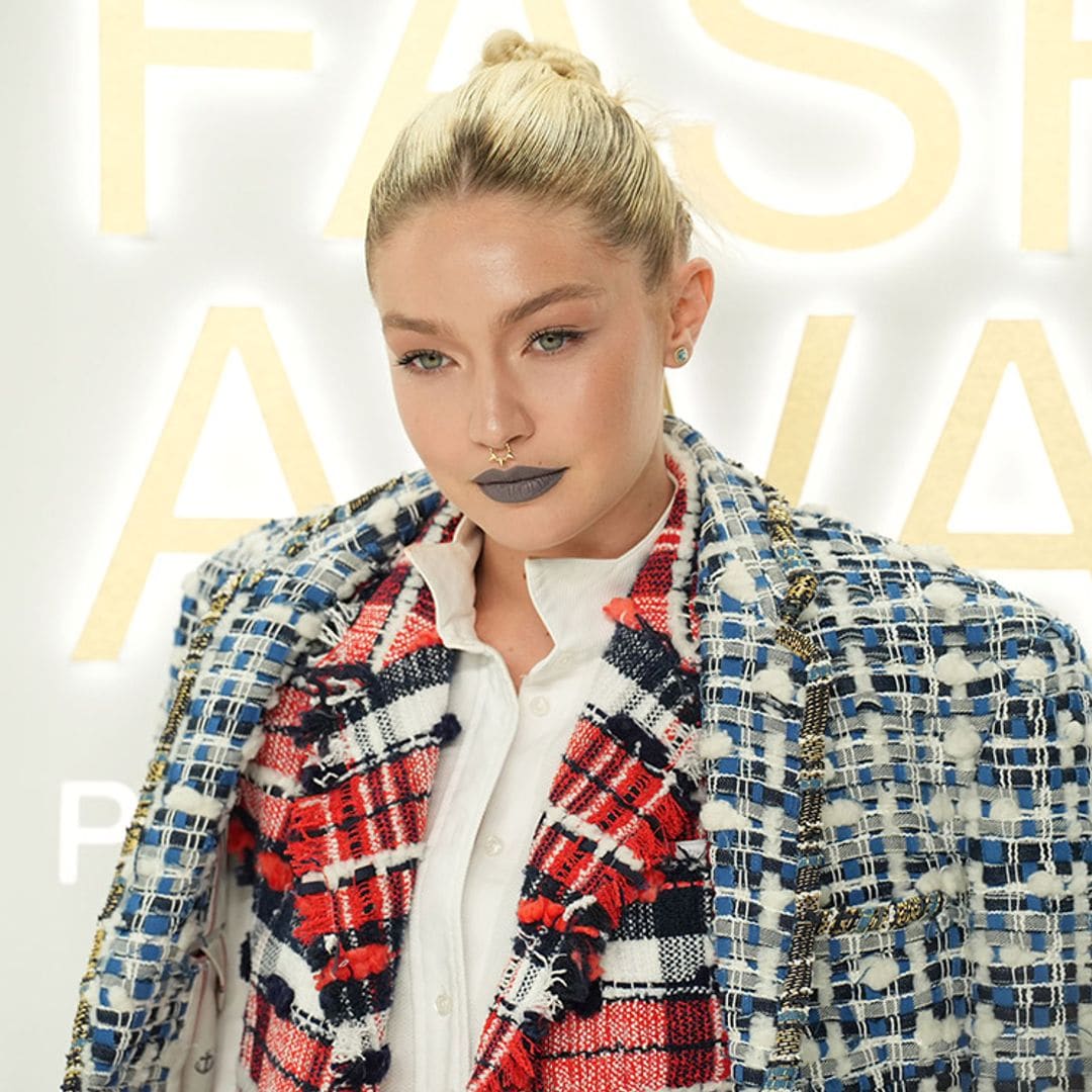 Gigi Hadid se suma a la fiebre del 'tweed' con una versión de lo más innovadora