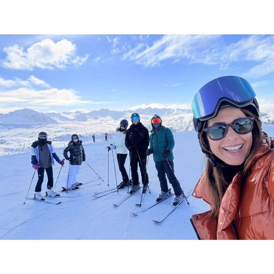 La escapada de Nuria Roca a la nieve con sus hijos, pero sin Juan del Val