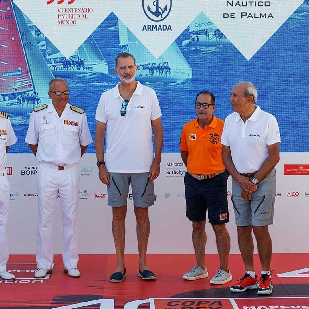 Homenaje real a la Armada en la Copa del Rey MAPFRE