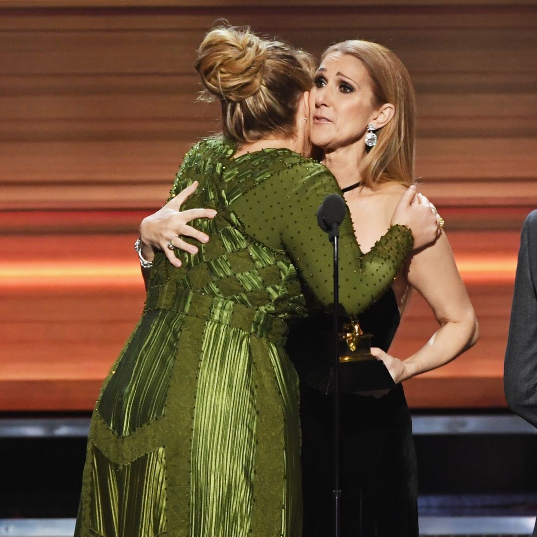 La reacción de Adele, muy emocionada y entre lágrimas, al ver a Céline Dion en uno de sus conciertos