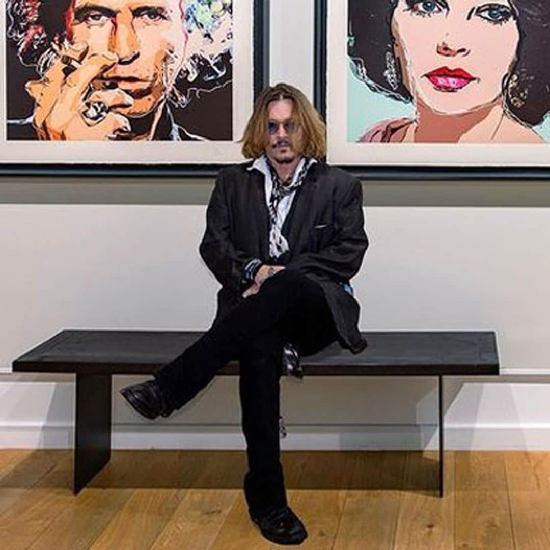 Johnny Depp triunfa en el mercado del arte con el arrollador éxito de su primera colección de retratos