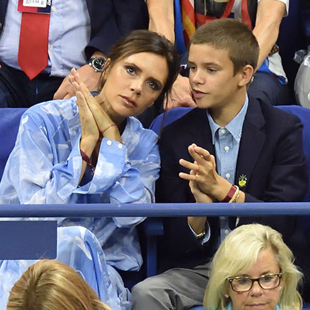 Victoria Beckham, muy bien acompañada (y sin David) en el Open de USA