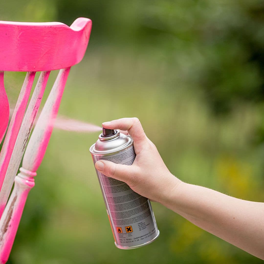 Todas las claves para pintar un mueble con 'chalk paint' en spray