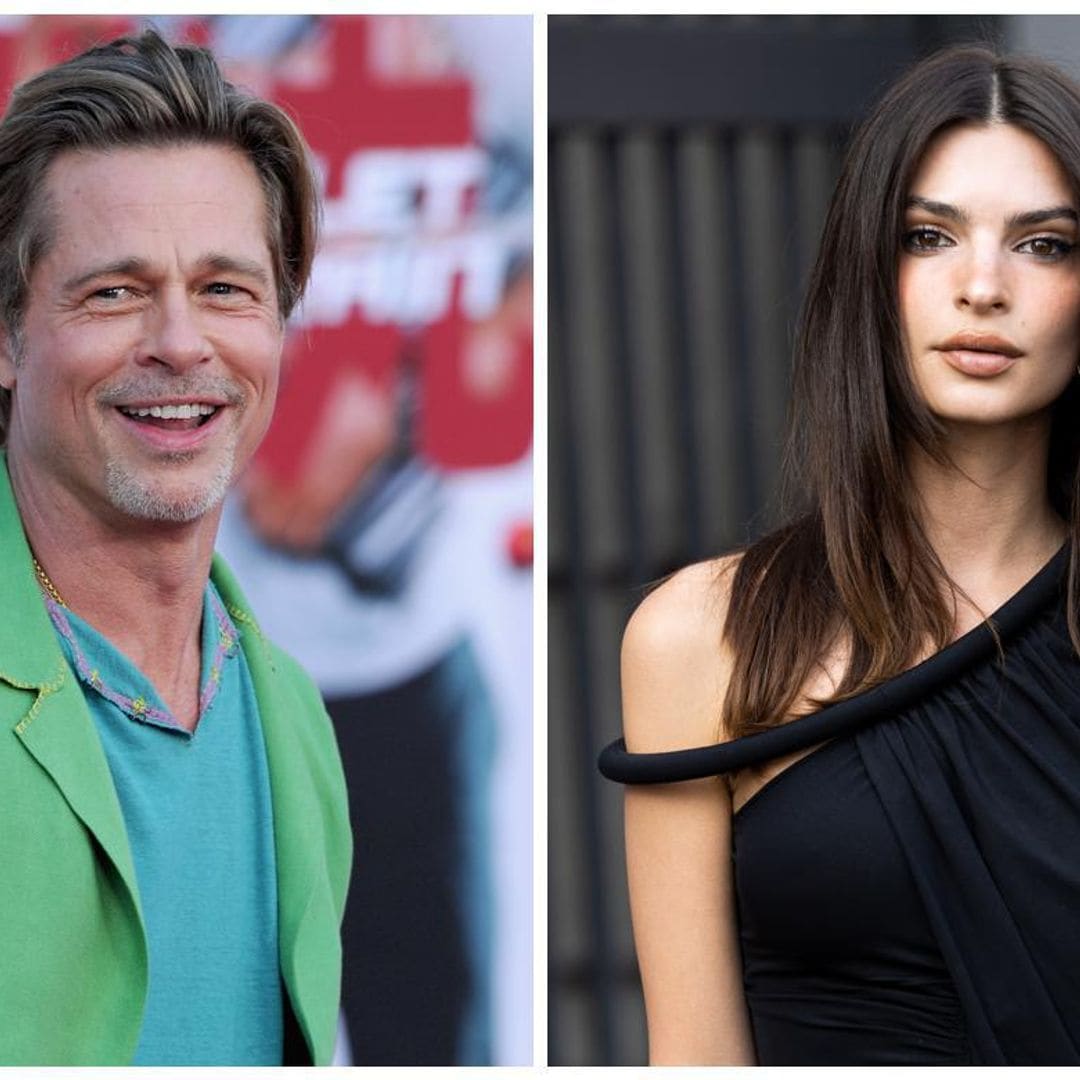 ¿Y Brad Pitt? Emily Ratajkowski es captada besándose con un misterioso hombre