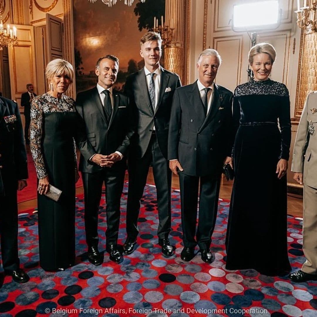 Gabriel de Bélgica, invitado inesperado (y muy discreto) en el viaje de Estado de sus padres a Francia