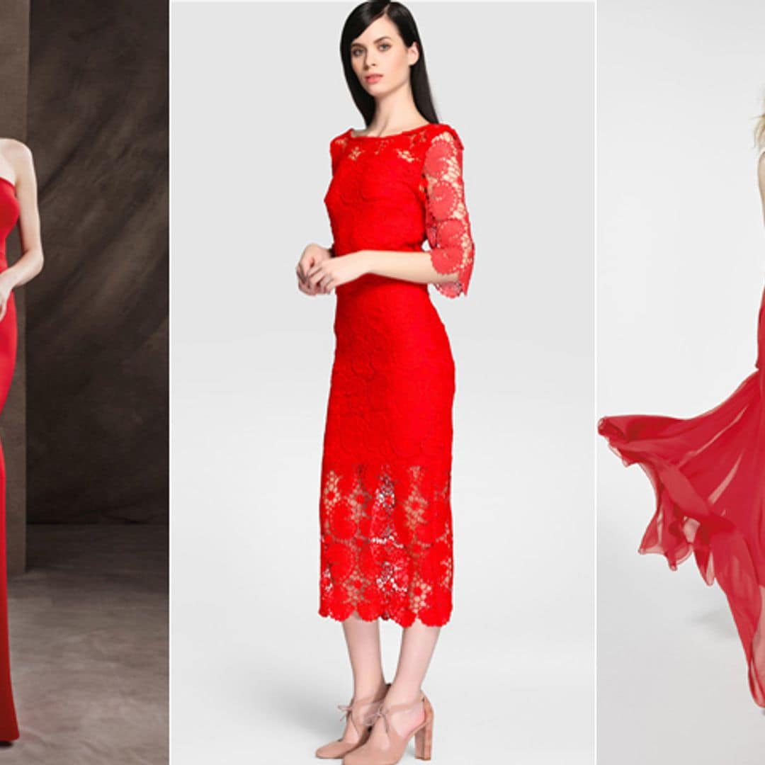 Vestidos de fiesta: ¿Te atreves con el rojo?