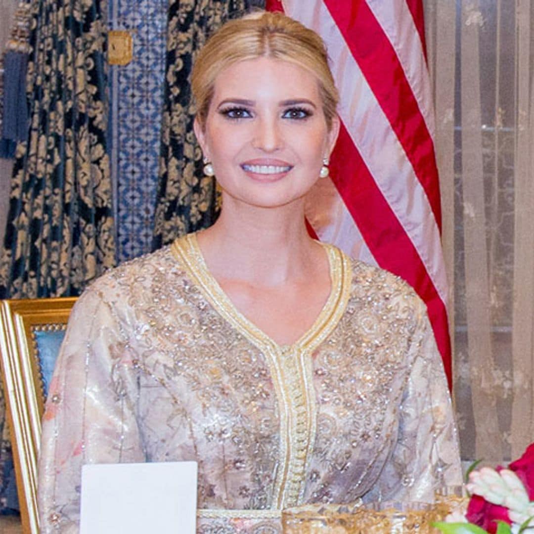 Tras los pasos de doña Letizia, Ivanka Trump estrena caftán de gala en Marruecos