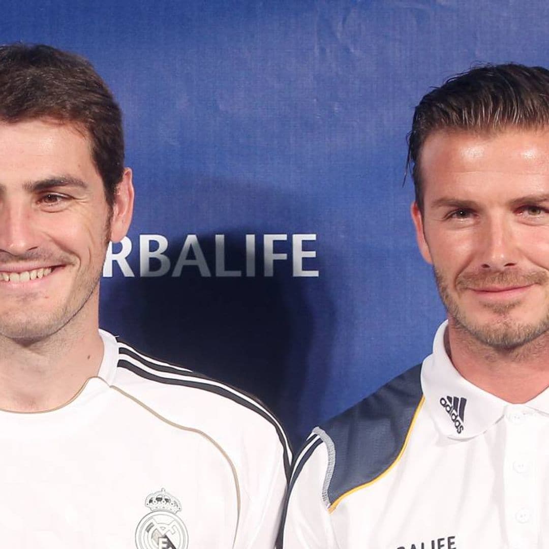 Iker Casillas lanza un cariñoso mensaje a David Beckham ¡y el exfutbolista inglés le responde!