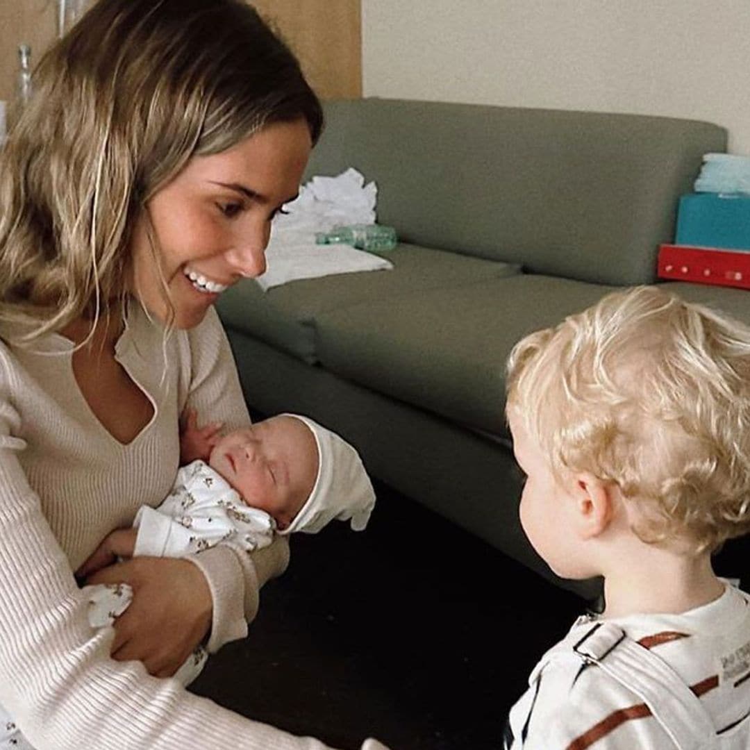 Todas las imágenes del adorable encuentro de Martín, el hijo de María Pombo, con su prima Matilda