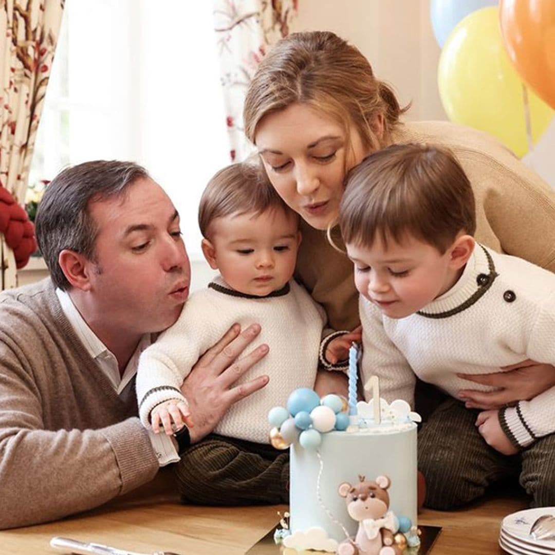 Las imágenes del primer cumpleaños de François de Luxemburgo rodeado por su familia