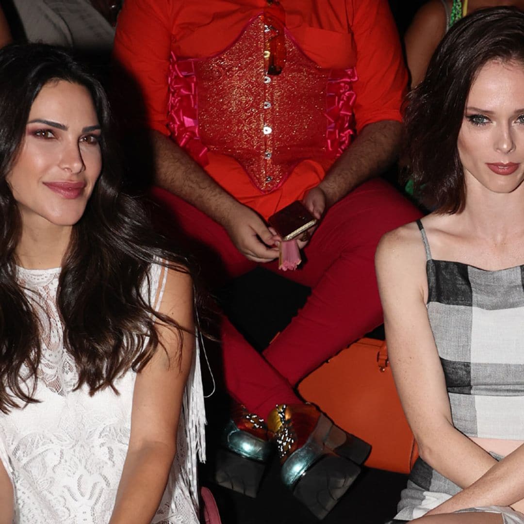 Carla Barber comparte 'front row' con la supermodelo Coco Rocha