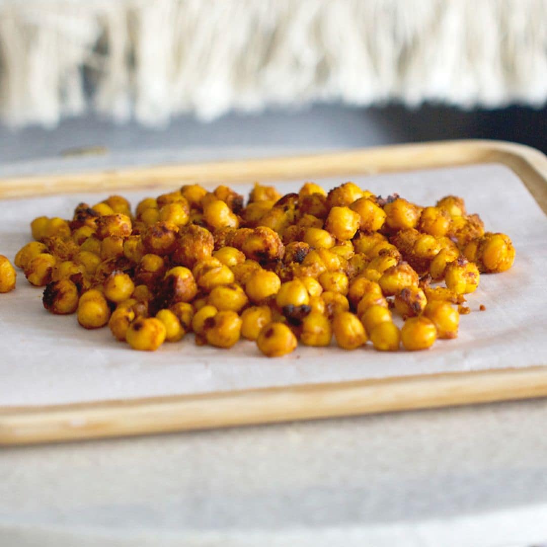 ‘Snacks’ saludables: adiós patatas fritas, hola garbanzos al horno