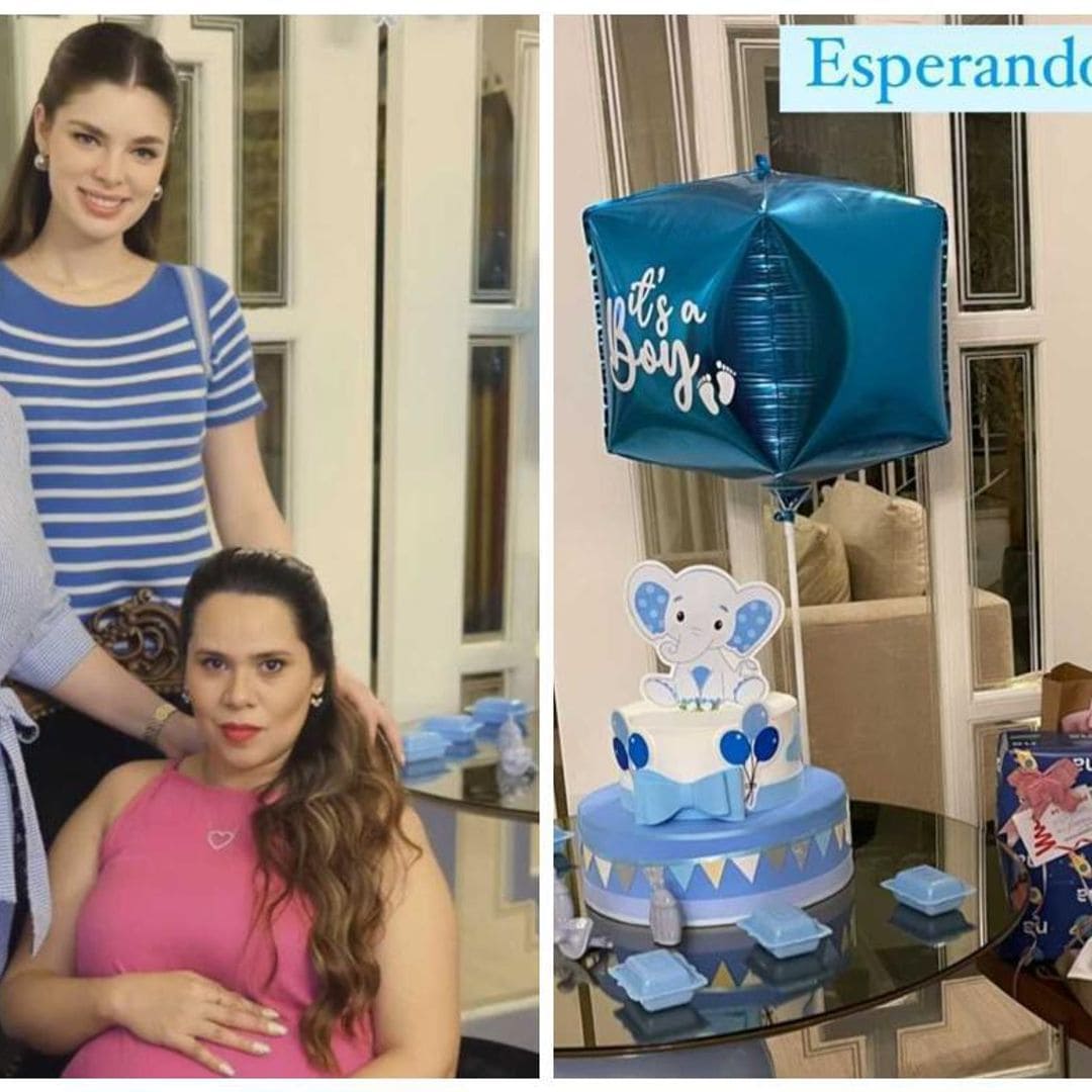Nadia Ferreira acompaña a su hermana Eli en su baby shower
