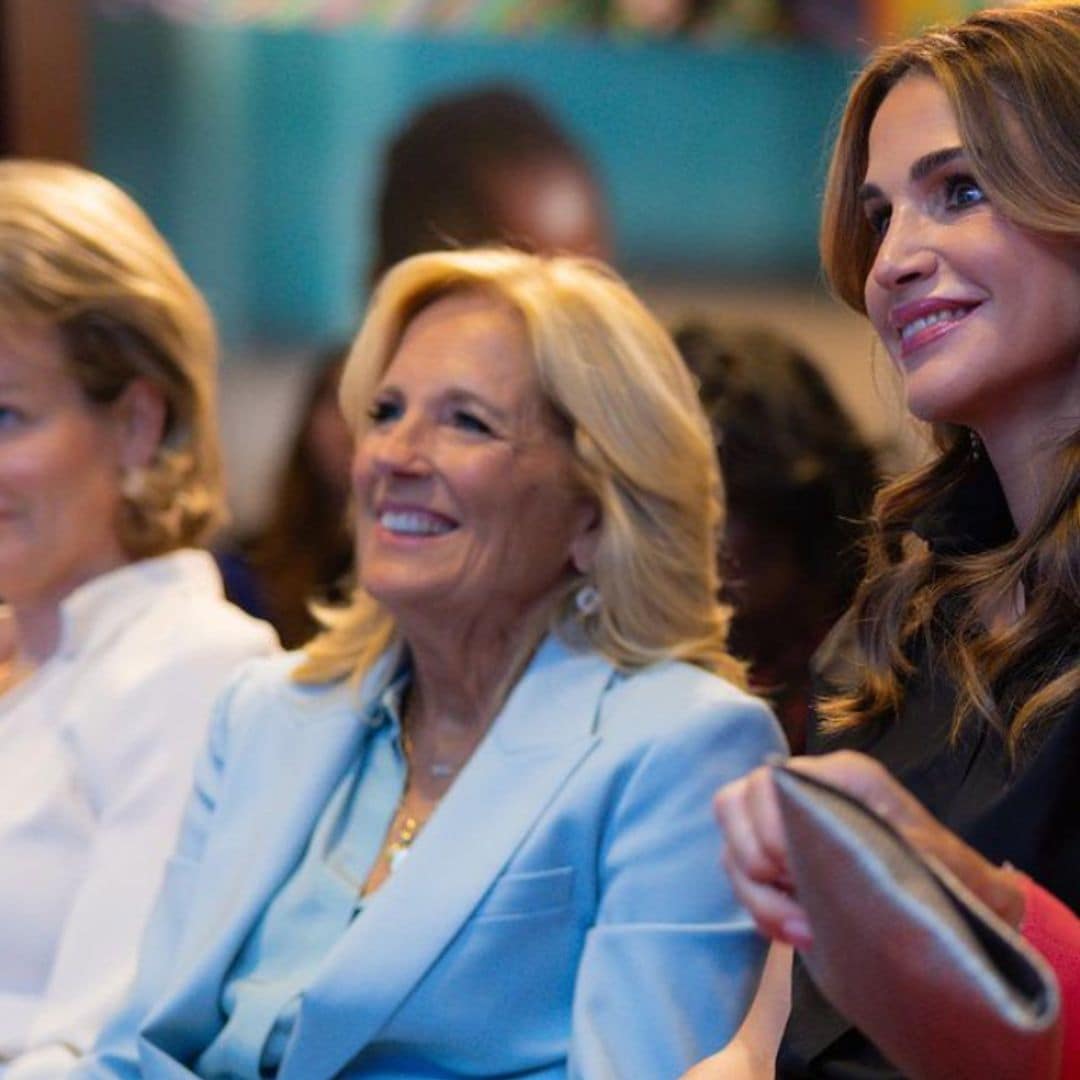 Rania de Jordania y Jill Biden, el cariñoso reencuentro de dos amigas unidas por el mismo compromiso