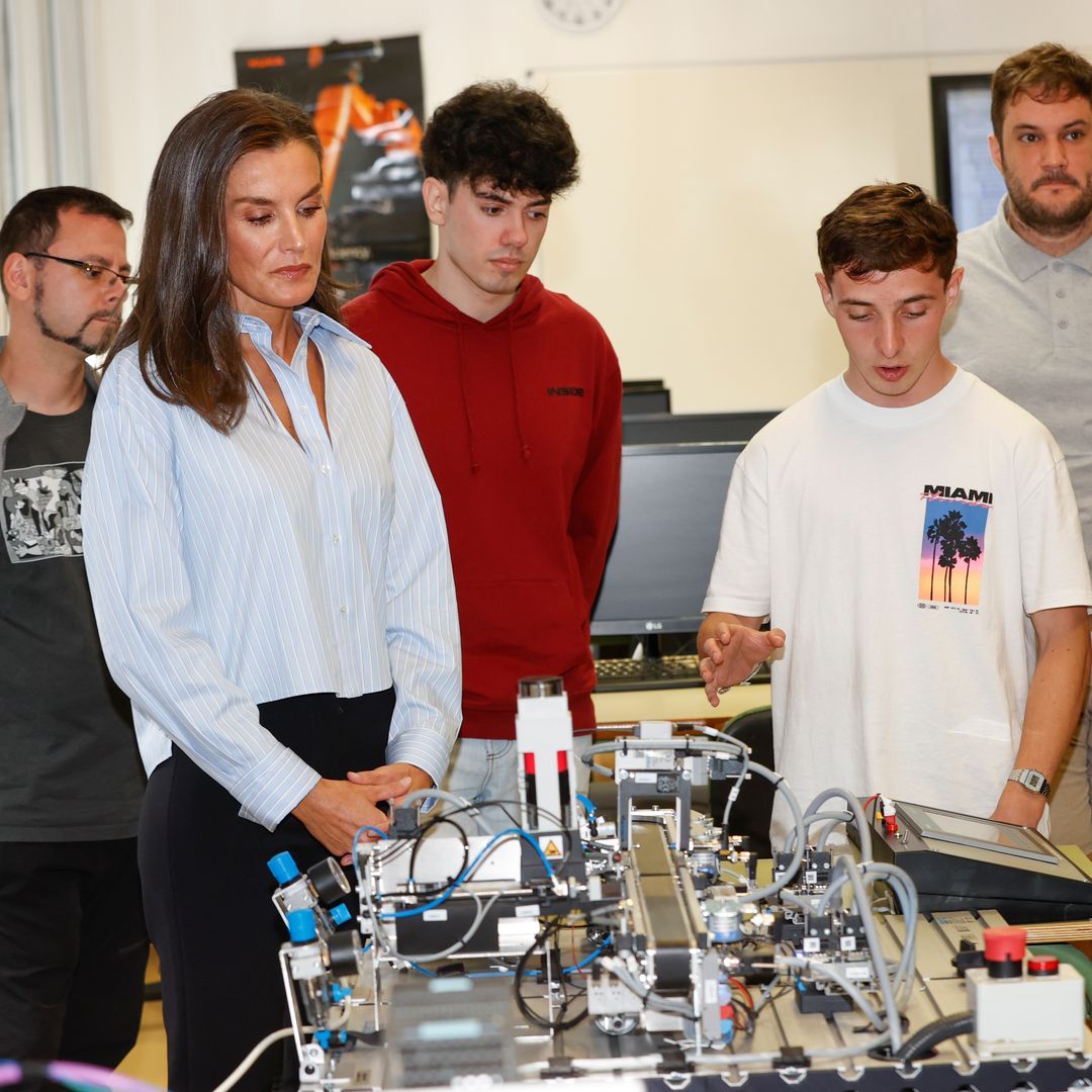 La reina Letizia inaugura el curso de Formación Profesional en Castro-Urdiales