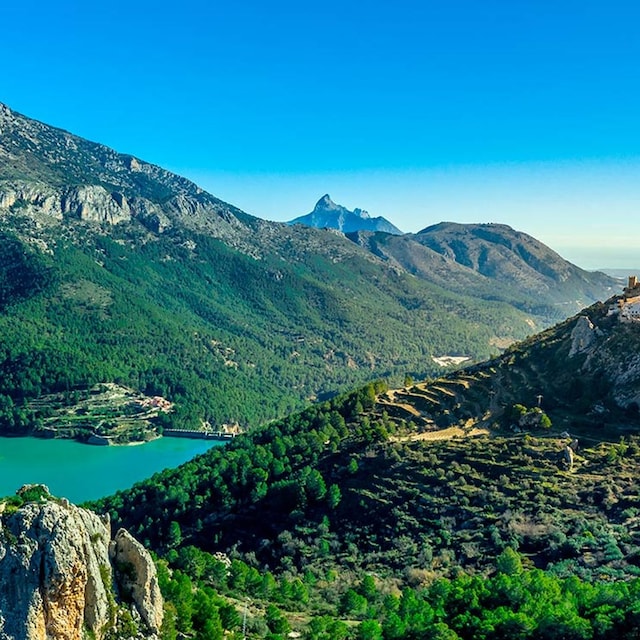 guadalest alicante sierra embalse