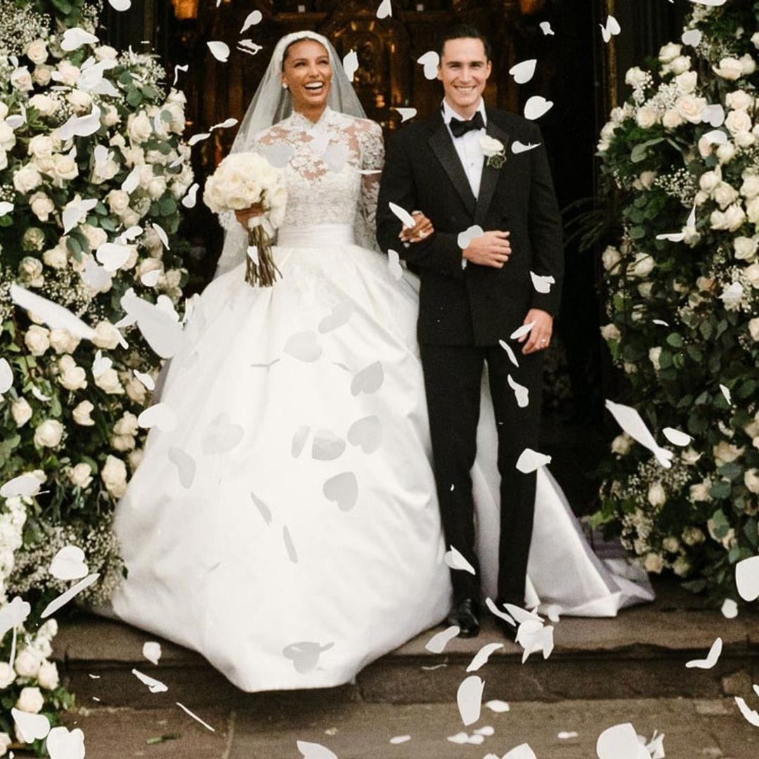 La espectacular boda de Jasmine Tookes en Ecuador con un vestido de novia inspirado en Grace Kelly