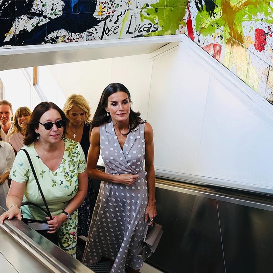 Zorongollo, vieiras y puerro de Sahagún: el menú que ha degustado doña Letizia y sus invitados en el Reina Sofía