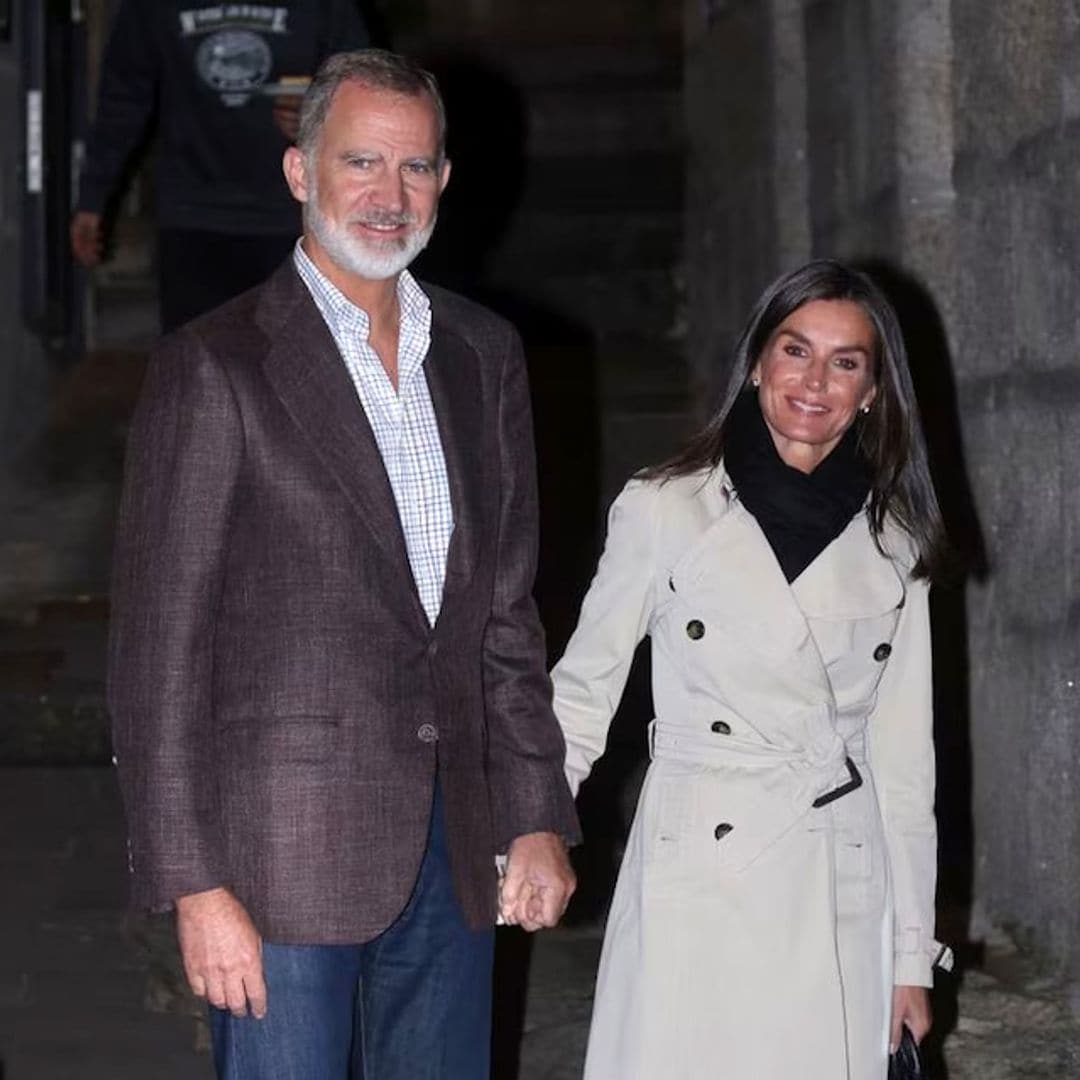 Los reyes Felipe y Letizia disfrutan de una de sus grandes aficiones en la noche madrileña