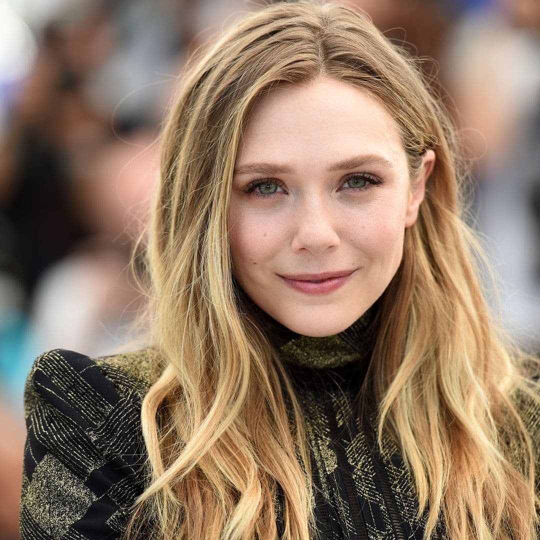 Elizabeth Olsen o cómo vestir un dos piezas satinado de pedrería