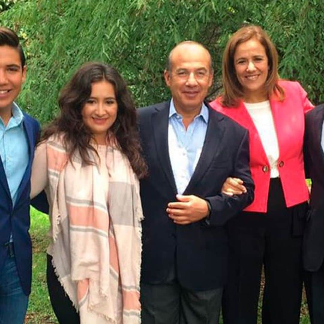 ¡Cuánto han crecido! Así lucen hoy los tres hijos del exPresidente Felipe Calderón