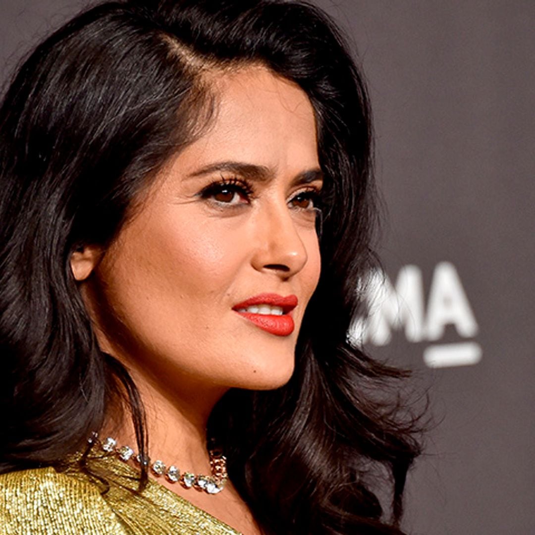 Salma Hayek comparte su foto más real en Instagram: 'Orgullosa de mis canas'