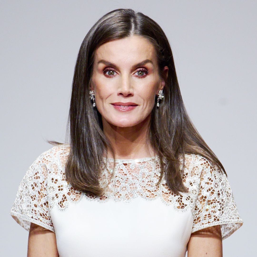 La reina Letizia en los Premios Nacionales de la Cultura en Madrid el 10 de octubre de 2024