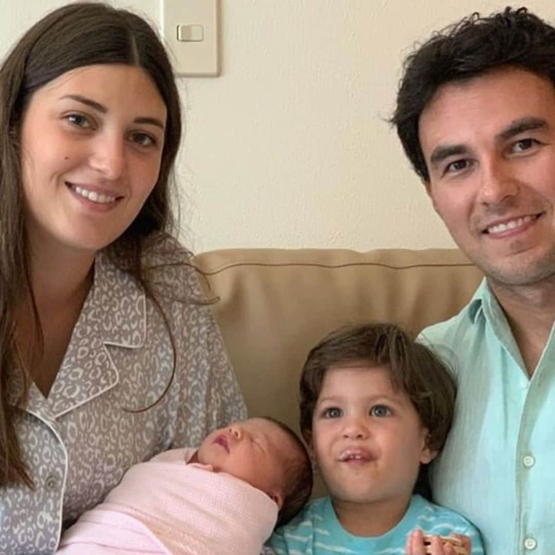 Checo Pérez y Carola Martínez dan la bienvenida a Carlota, su segunda hija