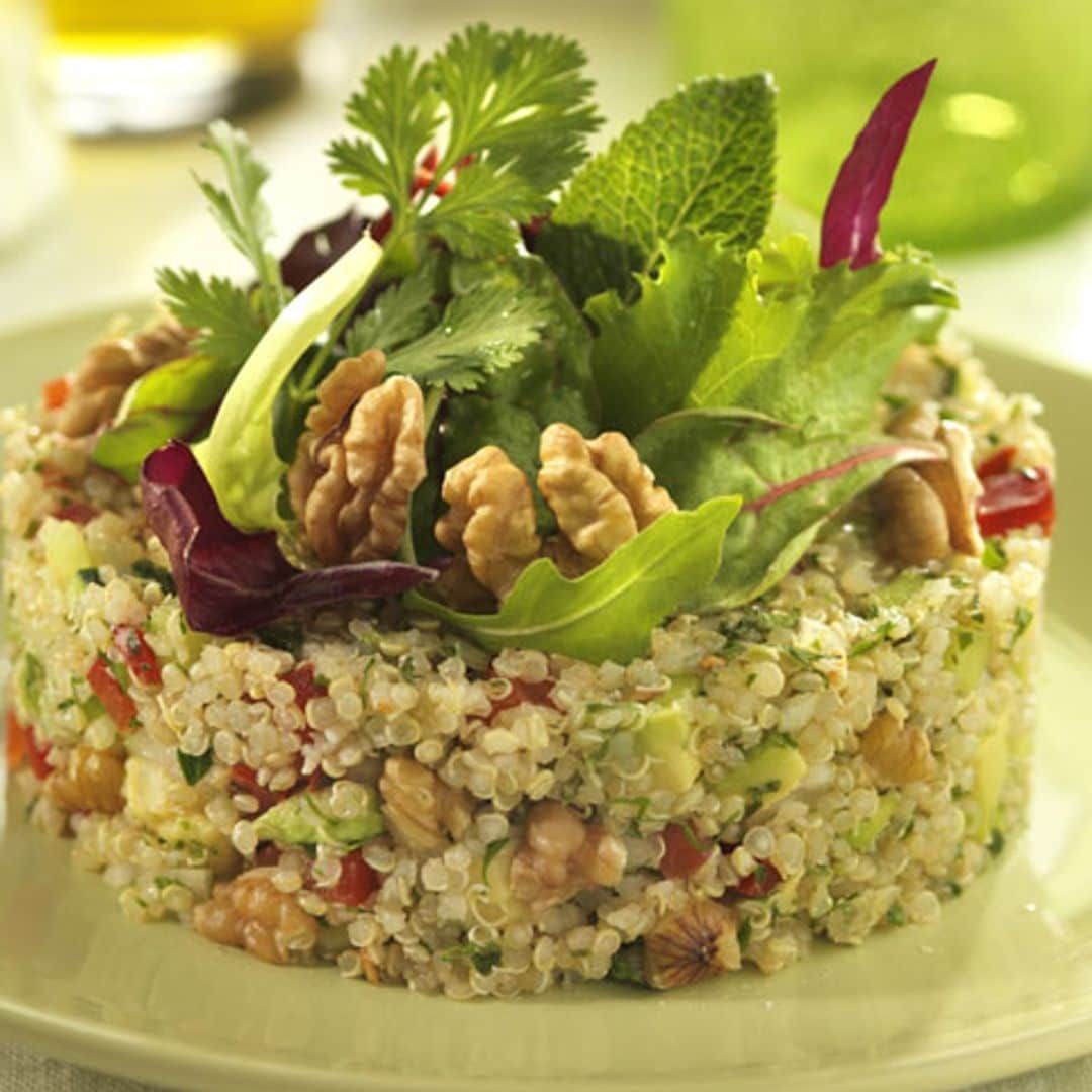 Ensalada de quinoa con nueces