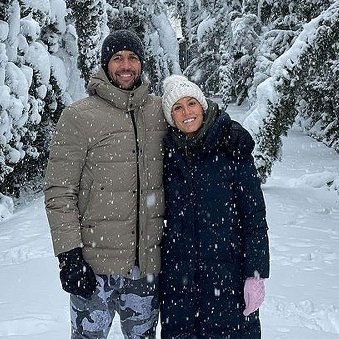 Los románticos paseos bajo la nieve, otro motivo de 'felicidad' para Ana Boyer y Fernando Verdasco