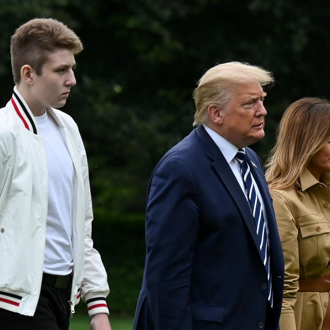 Barron Trump sorprende por lo alto que luce a sus 16 años