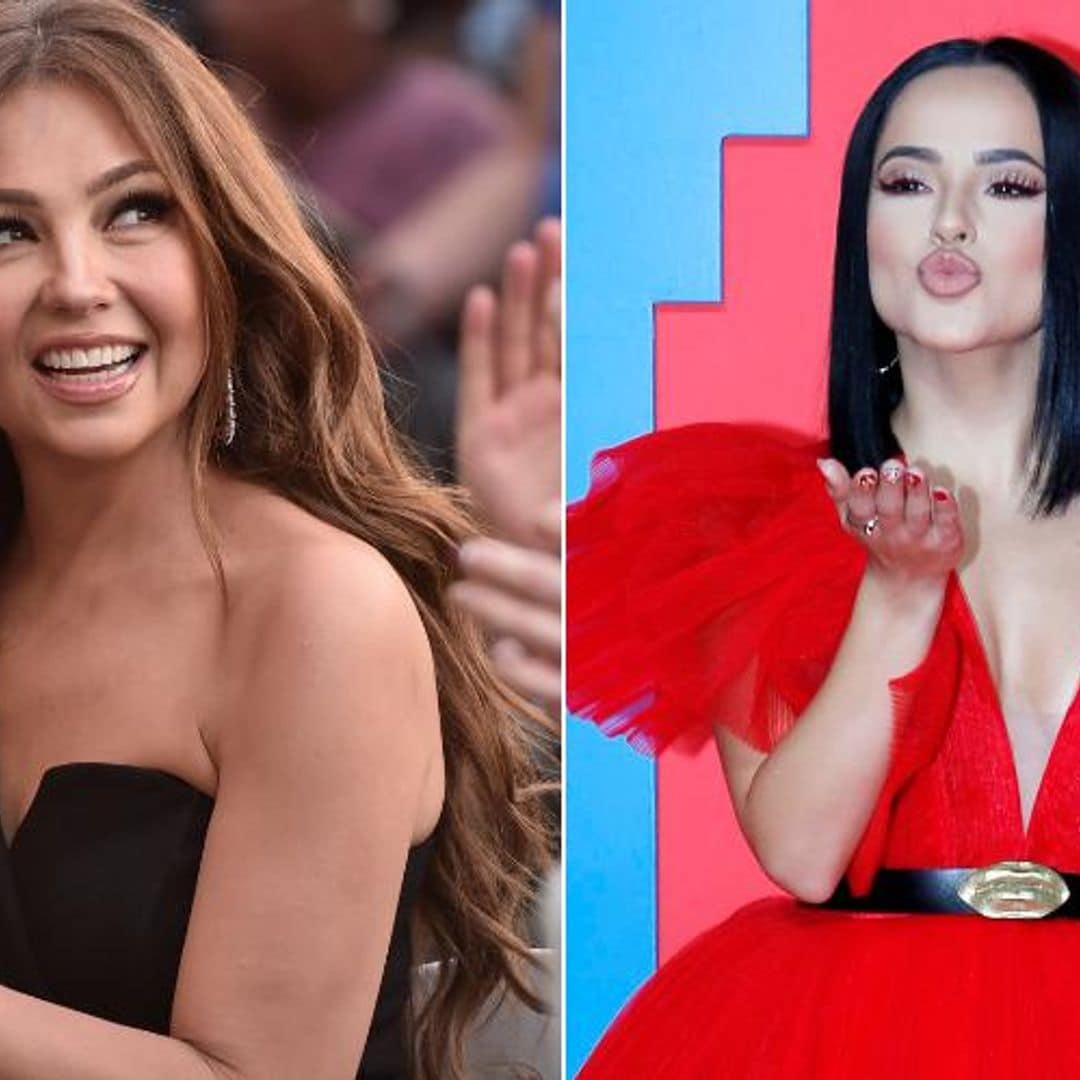 ‘Fuiste una de las primeras en confiar en mí’: el emotivo mensaje de Becky G a Thalía