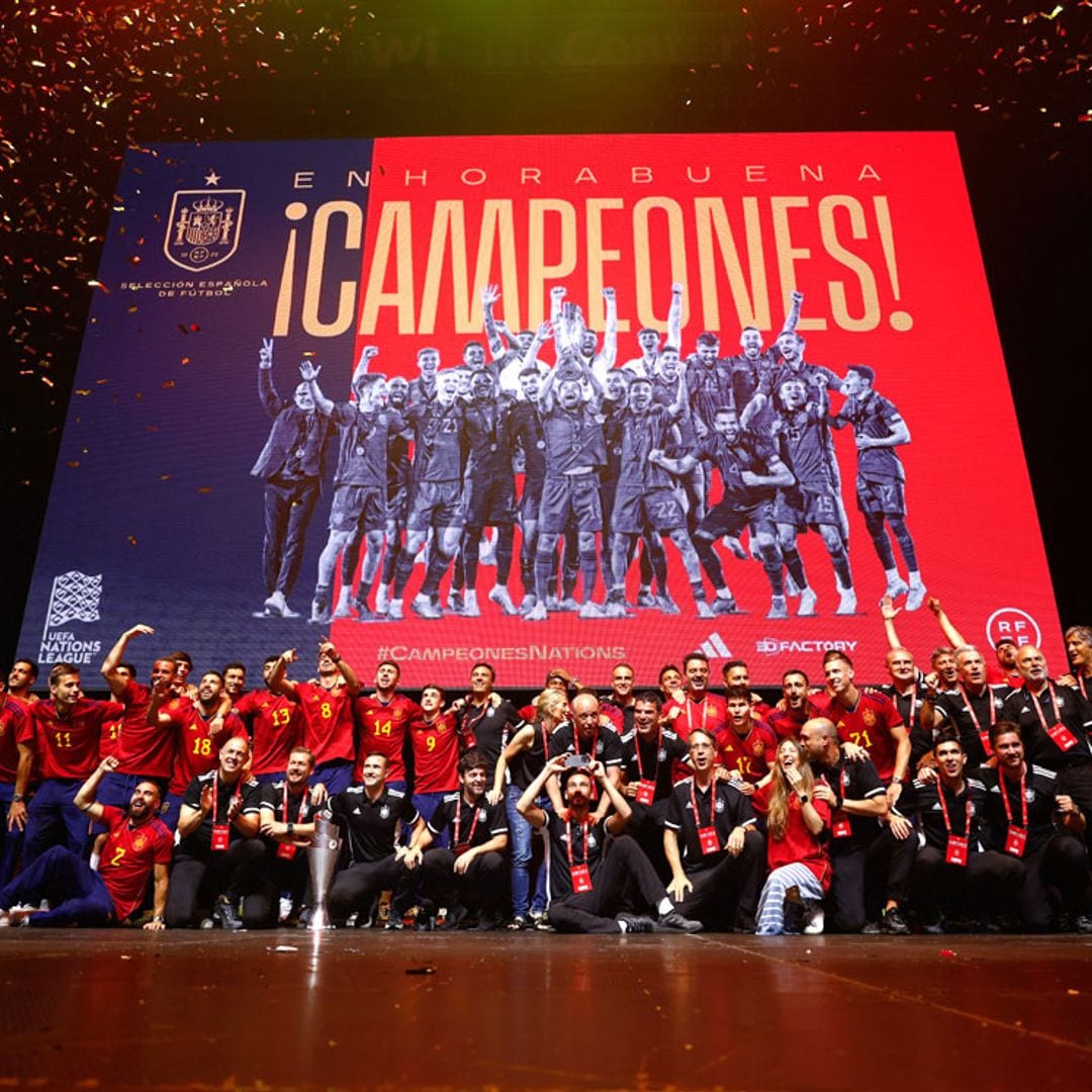 El gran detalle de la Selección Española con Sergio Rico durante la celebración por la Nations League