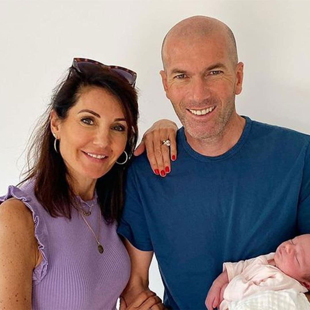 La felicidad de Zinedine Zidane al convertirse en abuelo a los 49 años