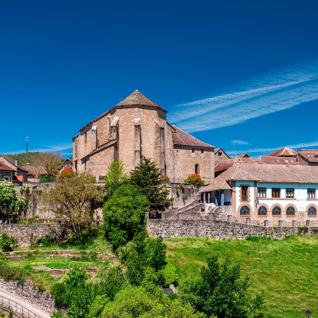 Pueblo de Ansó en el Pirineo de Huesca